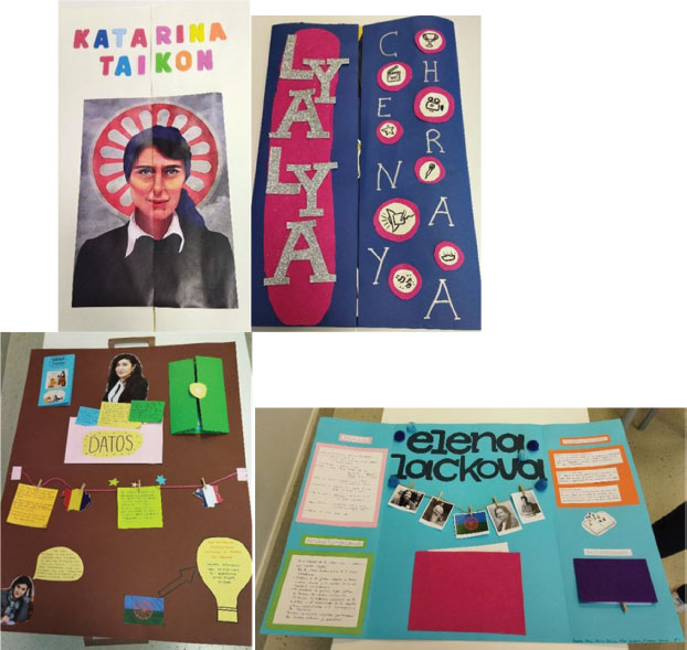 Figura 1. Lapbooks elaborados por el alumnado