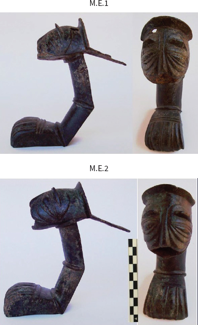 Figura 1. Medina Elvira, patas (M.1-2), (fotos: Museo Arqueológico y Etnológico de Granada).
