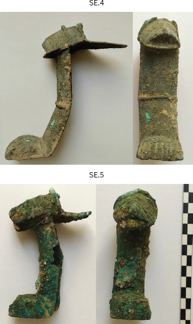 Figura 3. Patas del Alcázar de Sevilla (SE.4-5), (fotos del autor).