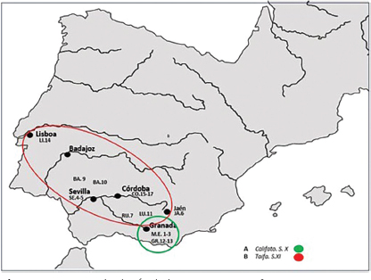 Figura 10. Crono-tipología de las patas zoomorfas.