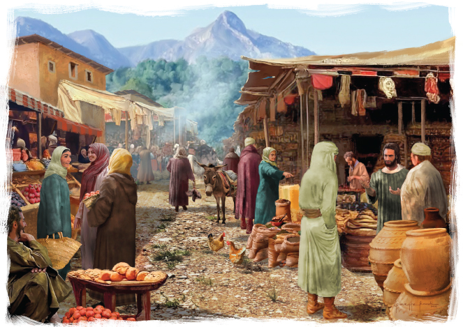 Figure 10. Women’s activities extended beyond the strict domestic sphere, managing a multitude of tasks related to the maintenance of the family and the community, such as the provision of food (Giuseppe Berardi, Joan Negre).