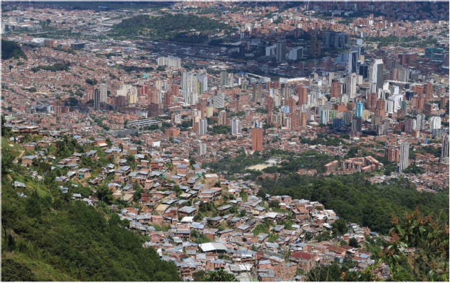 Figura 3. Límites periurbanos de Medellín
