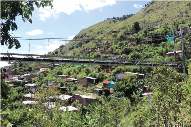 Figura 7. Infraestructura hidráulica del programa Unidos por el Agua en el barrio de La Honda
