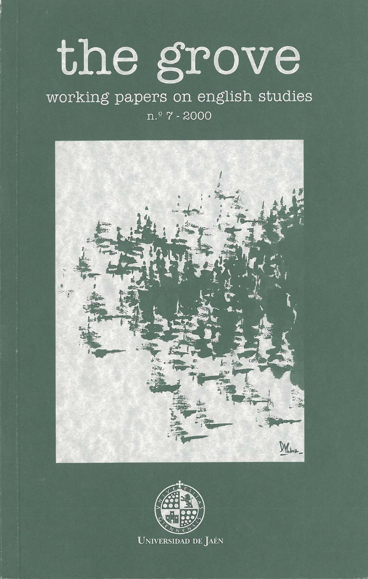 					View Vol. 7 (2000): The Grove. Working Papers on english studies
				