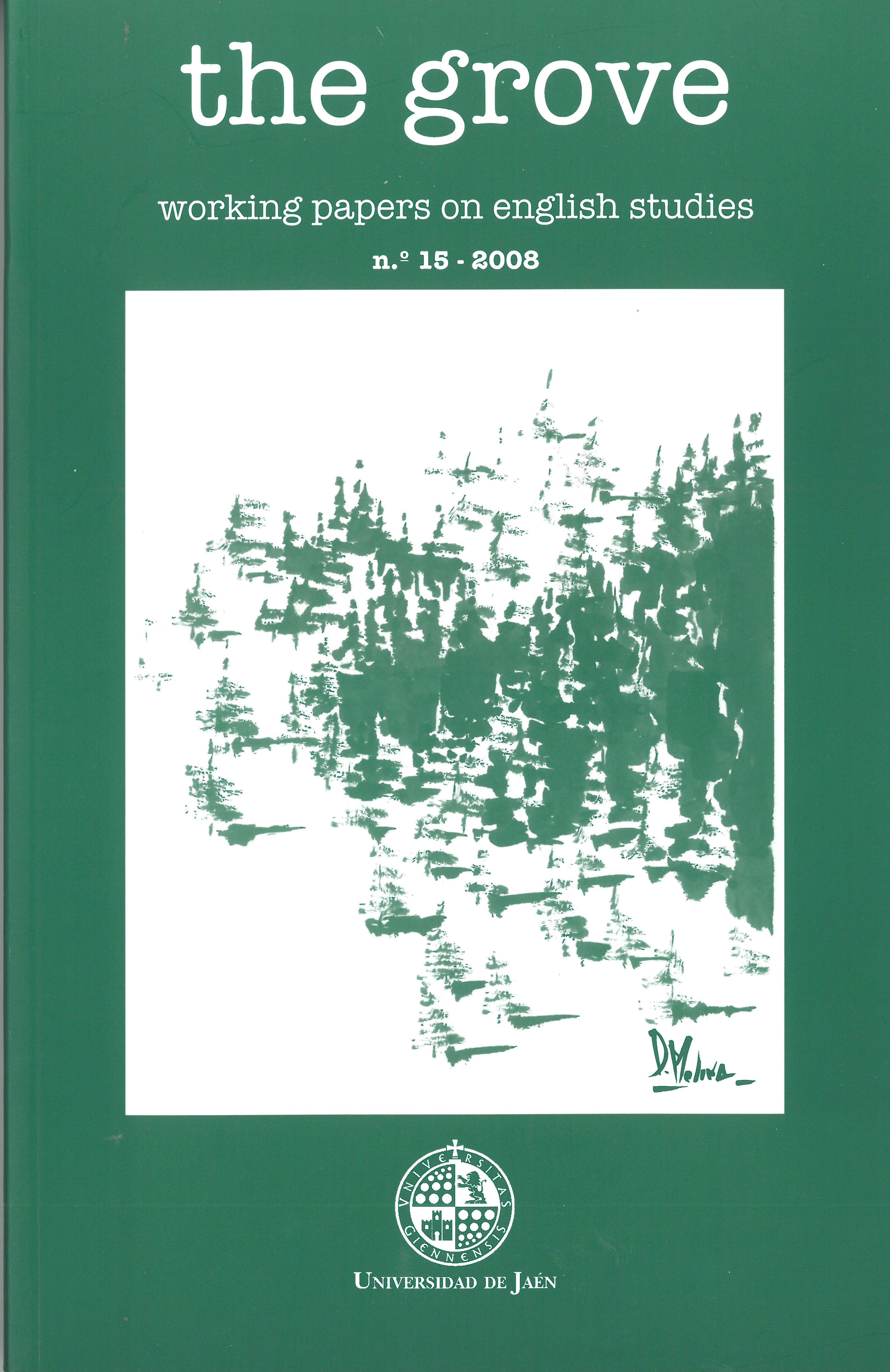 					View Vol. 15 (2008): The Grove. Working Papers on english studies
				