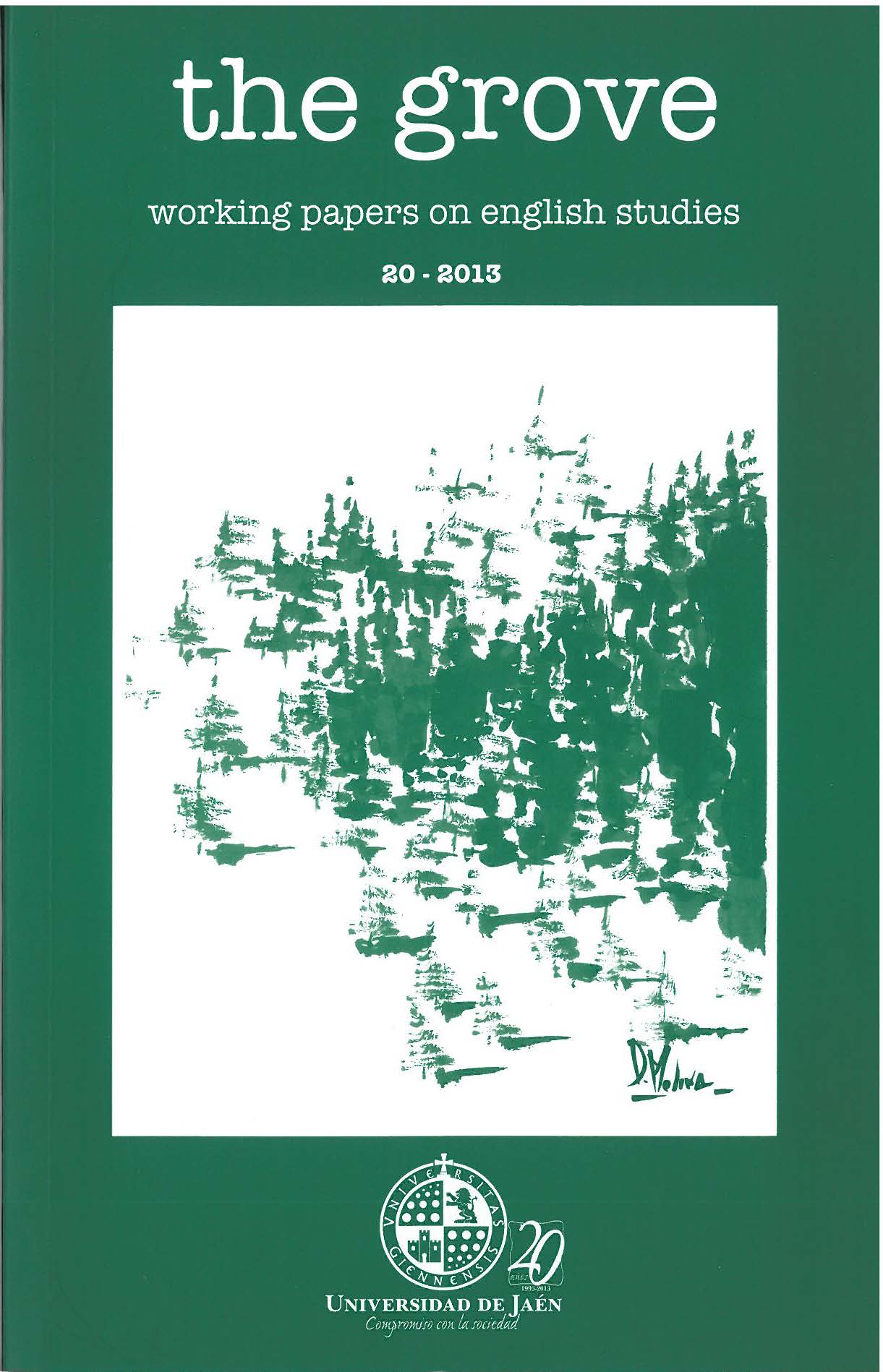 					View Vol. 20 (2013): The Grove. Working Papers on english studies
				